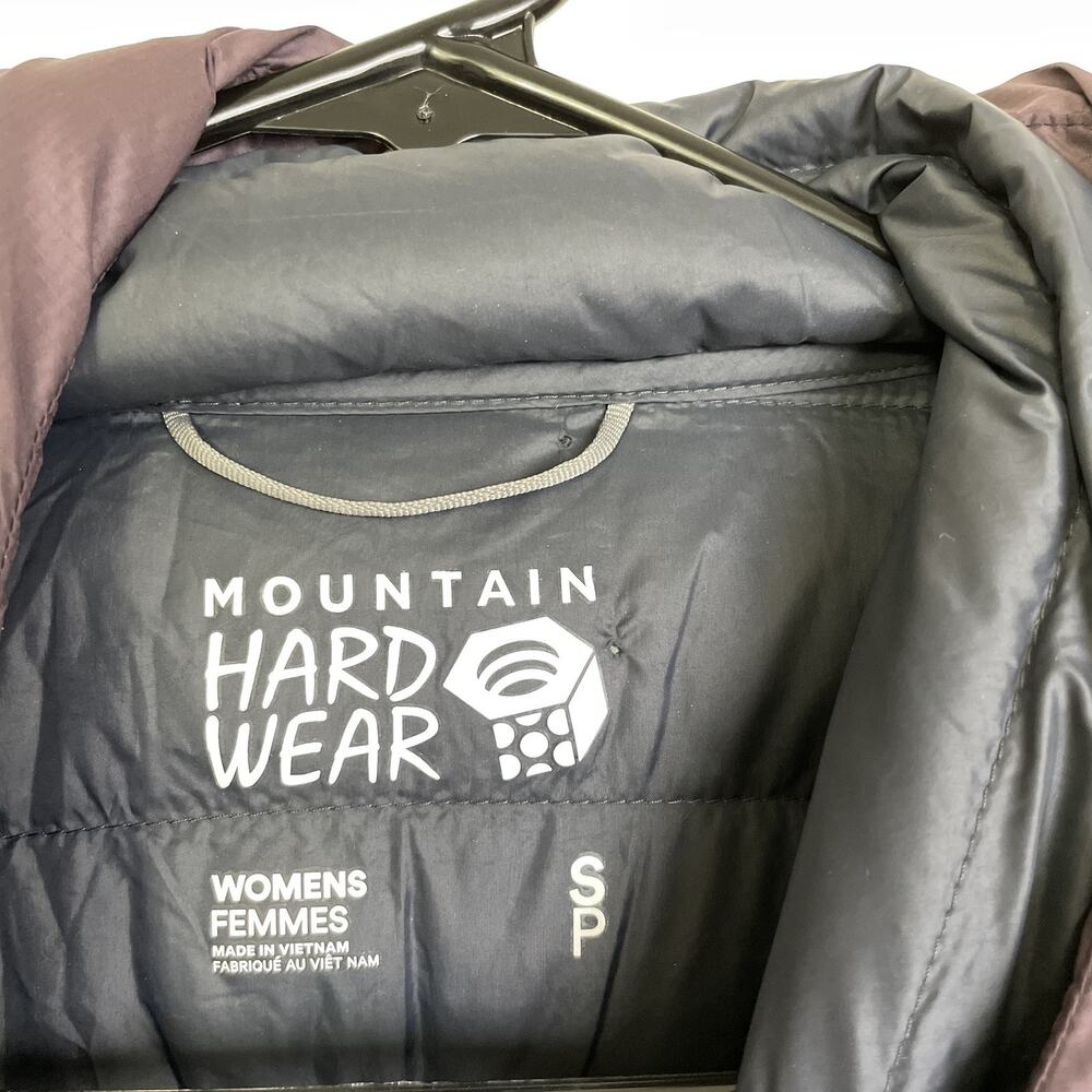 Mountain Hardwear Jacket Womens Small Hooded Down Puffer Coat Warm Outdoor - Picture 8 of 10